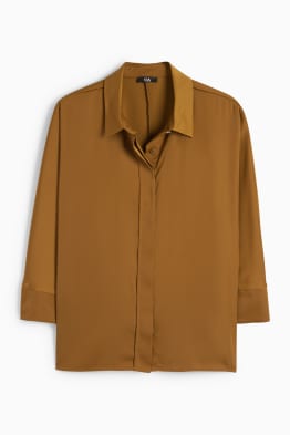 Satin-Bluse