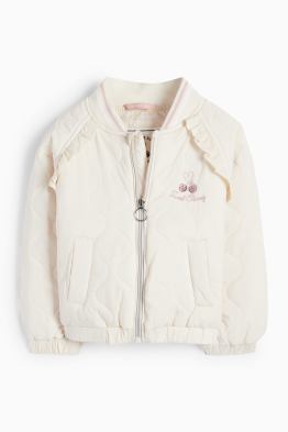 Motiv třešní - prošívaný blouson