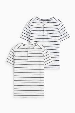 Multipack 2er - Kurzarmshirt - gestreift