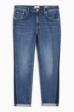 Boyfriend jean - mid waist - LYCRA®