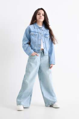 Wide leg jean