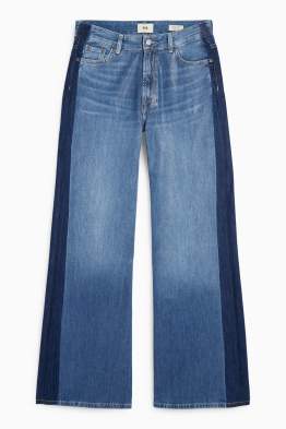 Wide leg jeans - talie medie