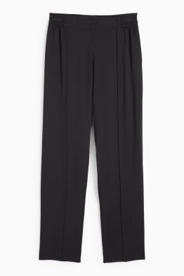Spodnie materiałowe - wysoki stan - tapered fit