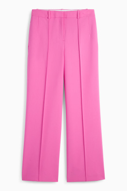 Business-broek - high waist - wide leg