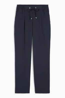 Pantalón de tela - mid waist - tapered fit