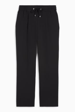 Pantalons de tela - mid waist - tapered fit