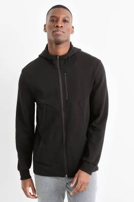 Funktions-Sweatjacke mit Kapuze