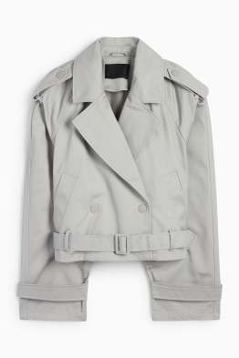 Korte trenchcoat