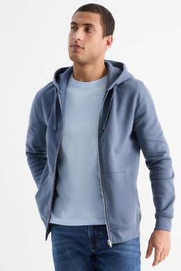 Sudadera con cremallera y capucha