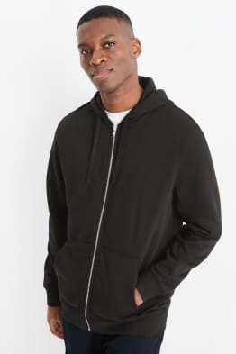 Sweat zippé à capuche