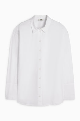 Blouse van popeline
