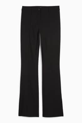 Stoffhose - Mid Waist - Bootcut Fit