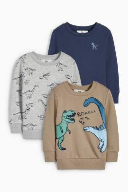 Lot de 3 - dinosaures - sweats