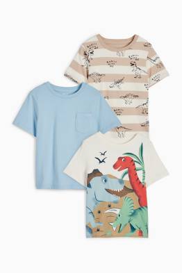 Lot de 3 - dinosaures - T-shirts