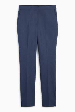 Pantalón de tela - mid waist - slim fit