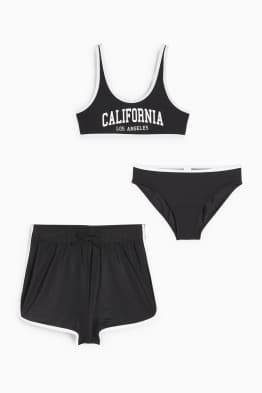 Ensemble - bikini et short de bain- LYCRA® XTRA LIFE™ - 3 pièces