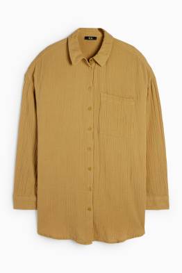 Blouse van mousseline
