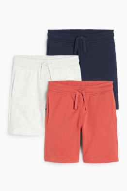 Lot de 3 - shorts en molleton