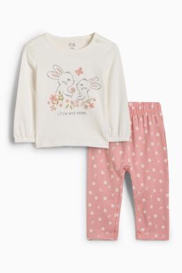 Häschen - Baby-Pyjama - 2 teilig