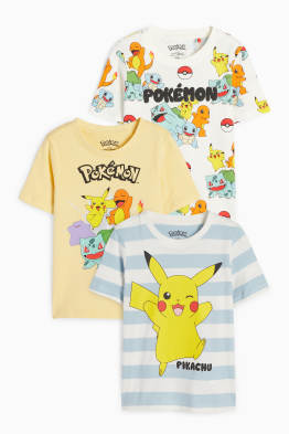 Lot de 3 - Pokémon - T-shirts