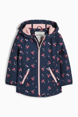 Kirsche - Softshelljacke mit Kapuze - wasserdicht