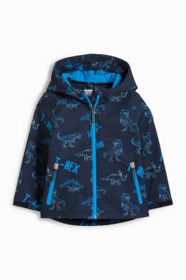 Dinosauri - giacca softshell con cappuccio - impermeabile