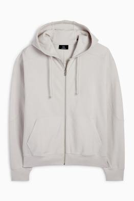 Oversized-Sweatjacke mit Kapuze