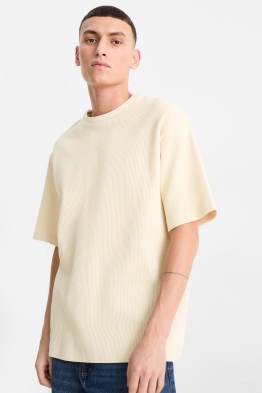 T-shirt - relaxed fit - ribbed