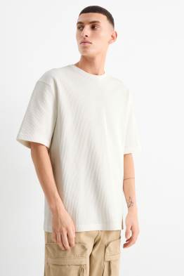 T-shirt - relaxed fit - ribbed