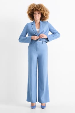 Business-Hose - High Waist - Straight Fit