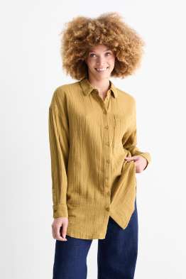 Blouse van mousseline