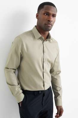 Business-overhemd - slim fit - kent - strijkvrij