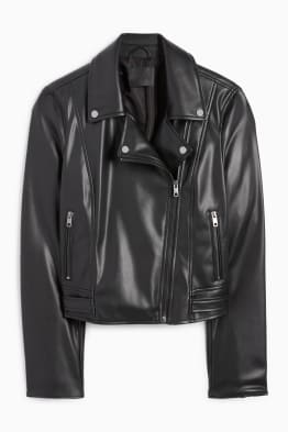 Cazadora biker - polipiel