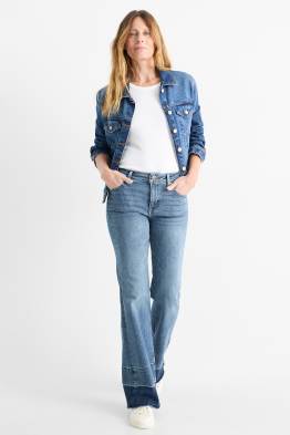 Flared jeans - mid waist - LYCRA®