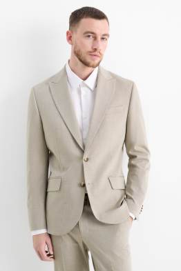 Colbert uit het combi-systeem - slim fit - elastisch