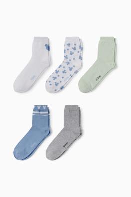 Multipack of 5 - socks with motif - Mickey Mouse