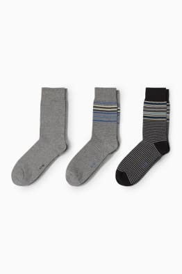 Set van 3 paar - sokken - gestreept