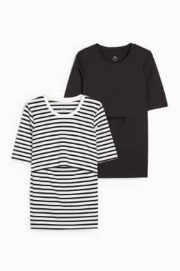Lot de 2 - T-shirts d’allaitement
