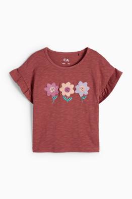 Flores - camiseta de manga corta