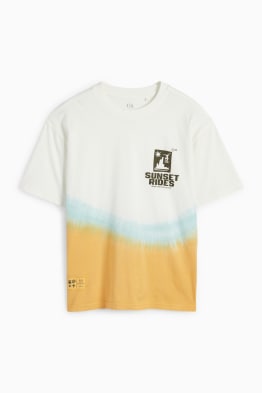 Monopatinador - camiseta de manga corta - con estampado