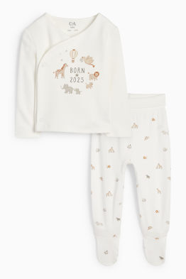Wildtiere - Erstlingsoutfit - 2 teilig