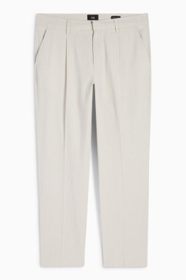 Chinos - tapered fit - textured