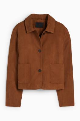 Jacket - faux suede