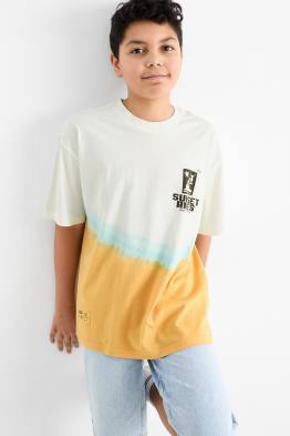 Monopatinador - camiseta de manga corta - con estampado