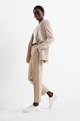 Business-Hose - High Waist - Straight Fit