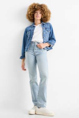 Vintage straight jeans - mid waist - LYCRA®
