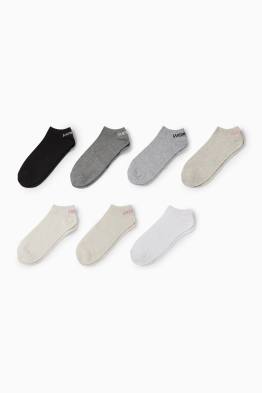 Pack de 7 - calcetines tobilleros con motivo - días de la semana