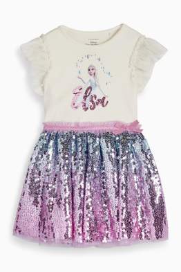 Frozen - vestido con pedrería - brillos