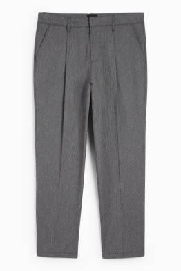 Chinos - tapered fit - textured