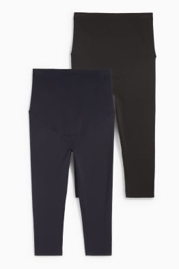 Lot de 2 - leggings capri de grossesse